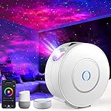 MILFECH LED Smart Sternenhimmel Projektor, WLAN Sternenprojektor Lampe RGB...