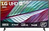 LG 43UR78006LK 109 cm (43 Zoll) UHD Fernseher (Active HDR, 60 Hz, Smart TV)...