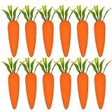 GEBETTER 12 Stück Mini Künstliche Karotte Künstliche Ostermöhre Ostern...