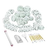 ilauke 47 Stück Fondant Ausstecher Schneeflocken Set, Diy Ausstechformen...