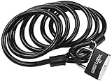 Burg-Wächter,Burg-Wächter Sicherheitskabel mit Vorhangschloss, Extralanges...