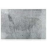Navaris Magnettafel - 40 x 60 cm Groß - Graues Design Holz Magnet Board für...