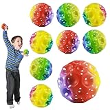 Cragmut 9 Stück Astro Jump Ball Set, Moon Galaxy Ball Spaceballs Super High,...