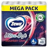 Zewa Ultra Soft Limited Edition Toilettenpapier, Großpackung, 3 x 16 Rollen...