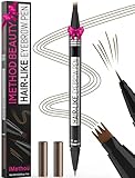 iMethod Microblading Augenbrauenstift - Eyebrow Pencil 2-in-1 Dual-Ended...