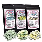 Waldmeister Wunder – 3x250g Bunte Fruchtbonbon-Mix: Klassik, Vanille & Brause