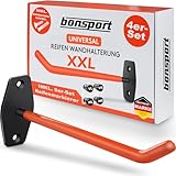 bonsport Wandhaken Reifen 4er Set - Belastbar bis 40kg - Autoreifen...