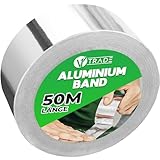 V1 TRADE Aluminium Klebeband Hitzebeständiges 48mm x 50m - 1 Rolle...