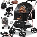 LOVPET® Hundewagen 2in1 Hundebuggy Hundebox Transporttasche Faltbar klappbar...