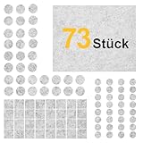 Seaforie Filzgleiter Selbstklebend 73Pcs, 4mm Starke Möbelgleiter mit...
