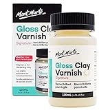 Mont Marte Glanzlack für Modelliermasse – 120ml – Firnis für Polymer Clay...