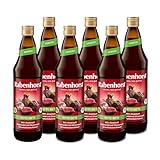 RABENHORST Rote Bete BIO 6er Pack (6 x 700 ml) - Hochwertiger Rote-Bete-Saft aus...