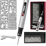 Gravierstift – Kabelloser elektrischer Gravur Stift mit 30 Bits, tragbarer...