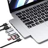 SATECHI 7-in-1 USB4 Pro Slim USB-C Hub mit bis zu 6K@60Hz, 100W PD Ladefunktion,...