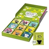 Cupper Bio Tee Geschenkset, Tee Set, Geschenkidee, Bunte Teebox mit 9...
