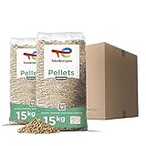 TotalEnergies Holzpellets Premium Heizpellets Nadelholz Pellets Ökobrennstoff...