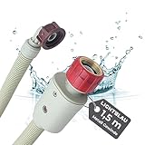 LICHTBLAU Aquastop Schlauch I 1,5m I Waschmaschine Sicherheitszulaufschlauch...