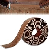 Übergangsprofil Selbstklebend,4 cm Vinyl Boden Abdeckleiste,Braune Holzmaserung...
