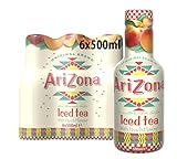 Arizona Ice Tea Peach PET, 6er Pack, EINWEG (6 x 500 g)