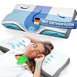 IDEA Kopfkissen Nackenschmerzen, Ergonomisches Orthopädisches Kissen...