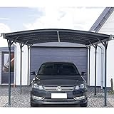 HOME DELUXE - Design Carport - FALO, Anthrazit - Maße: 505 x 300 x 226/240 cm -...