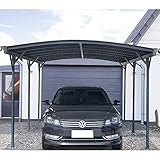 HOME DELUXE - Design Carport - FALO, Anthrazit - Maße: 505 x 300 x 226/240 cm -...