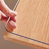 Tischfolie transparent 1.5mm 40 x 60cm Transparente Tischdecke Tischschutz, PVC...