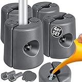 KESSER® Pavillonstandfüße 4er Set Pavillon Standfuß mit Wasser/Sand...