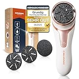 GRUNDIG Hornhautentferner elektrisch Hornhaut entfernen - schnell schöne Füße...
