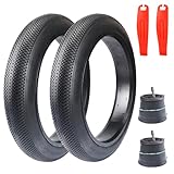GRELiving 2er-Pack 3.0 Zoll E-Bike Reifen Fatbike Reifen 20x3.0 Heavy Duty Snow...