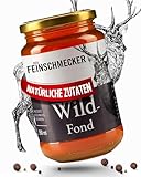 Der Feinschmecker 350ml Wildfond aus natürlichen Zutaten I Herzhafte Basis für...