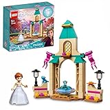 LEGO 43198 Disney Annas Schlosshof, Prinzessinnen-Spielzeug zum Bauen aus Die...