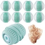 8 Stück Tierhaarentferner Waschmaschine, Tierhaarentferner und Wäscheball-Set,...