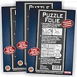 Play-Too 3er Set Puzzlefolie 30 Blatt! Puzzlekleber! Einfach! Schnell! Sauber!...
