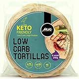 KETO Wrap LOW CARB Tortilla 4,4g carbs & 9g protein | 6 Stück (240g) | für Low...