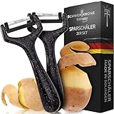 Schwertkrone® Sparschäler 2er Set [MADE IN SOLINGEN - GERMANY] -...
