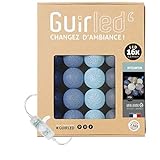 GuirLED - LED Baumwollkugeln Lichterkette USB - Baby Nachtlicht 2h - Dual USB 2A...