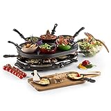 oneConcept Woklette - Raclette Grill, Tischgrill, Partygrill, Leistung: 1200...