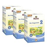 Holle Bio Folgemilch 2, 3er Pack (3 x 600g)