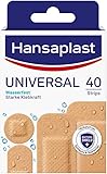 Hansaplast Universal Pflaster (40 Strips), schmutz- und wasserabweisende...