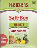 Heides-BiB Ananassaft, 5 Liter, 1 Stück, Beutel in Box