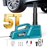 SEESII Wagenheber Hydraulischer 5T 3T: 12V Wagenheber elektrisch mit...