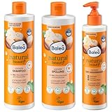 3er Pack: 1 x Balea Natural Beauty Spülung Locken, 350 ml, 1 x Balea Natural...