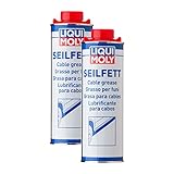 Liqui Moly 2X 6173 Seilfett Schmiermittel Dose Blech 1L