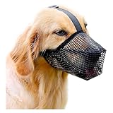 OFFOF Maulkorb für Große Hunde - Atmungsaktive Haustier Maske für...