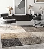 the carpet Pearl Moderner Dichter Kurzflor Wohnzimmer Schlafzimmer Teppich,...