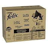 FELIX So gut wie es aussieht Doppelt Lecker Katzenfutter nass in Gelee,...