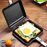 Towwoo Doppelseitige Bratpfanne, Sandwichmaker Camping, Antihaftbeschichtet,...