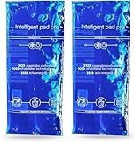 2x XXL Kühlpads - 28x12 cm Kalt Warm Kompressen blau, Groß - Wärmekissen &...
