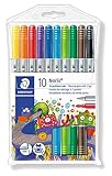 STAEDTLER 320 NWP10 Doppelfasermaler Noris Club (stabile, eindrucksichere...